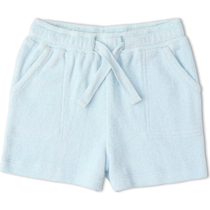 Organic Terry Tee & Shorts Set - Cabana Stripes