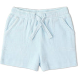 Organic Terry Tee & Shorts Set - Cabana Stripes