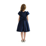 Navy Barrymore Teacup Button Dress