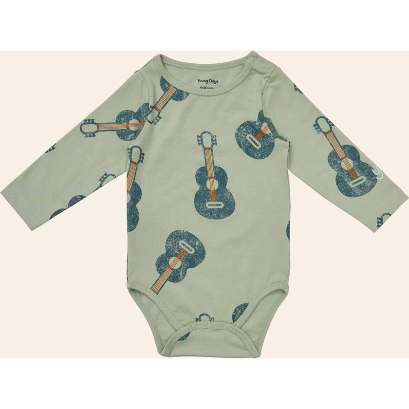 Printed Longsleeve Onesie