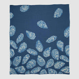 Cotton Sustainable Knit Throw Blanket | Coastal - Oyster