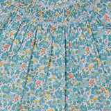 Made With Liberty Fabric Smocked Girls Blouse Soleil