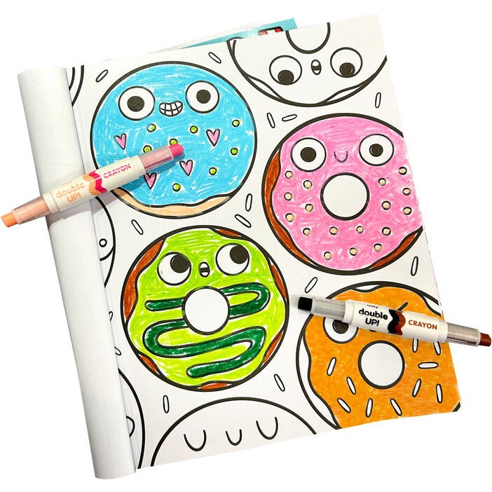 Double Up! Double-Ended Crayons - 12 Colors - Set of 6