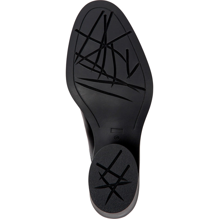 Women's Bonnie Leather Mules, Black