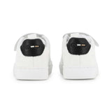 White BOSS Strap Sneakers