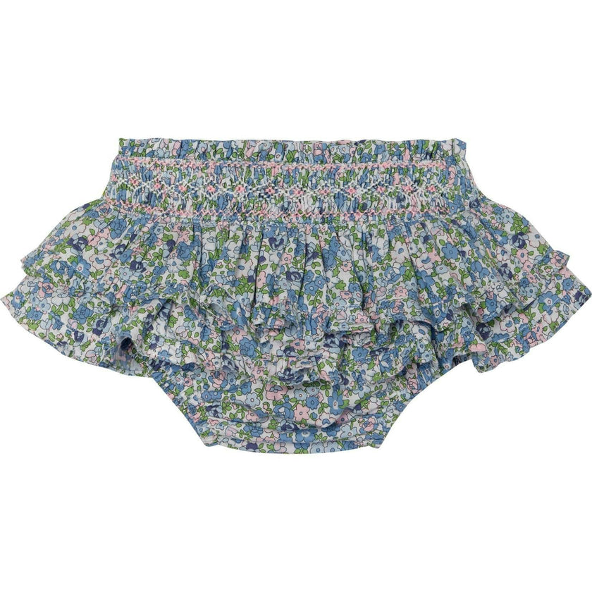 Hand-Smocked Baby Skort Pearl