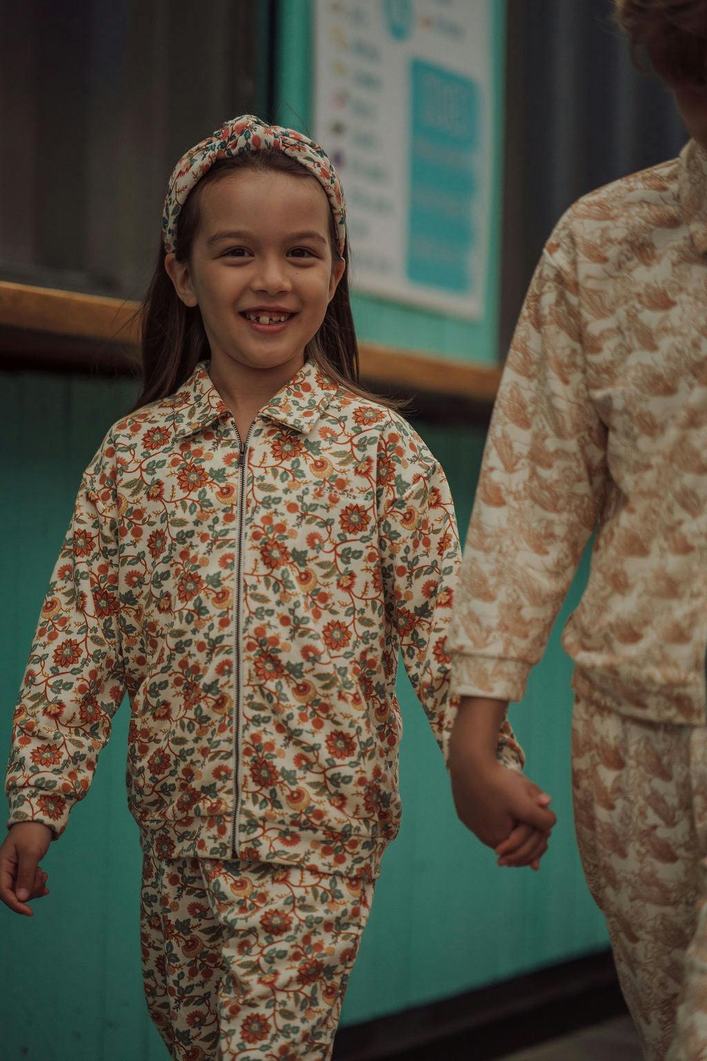 Tracksuit Jacket | Organic Cotton Jersey - In Bloom