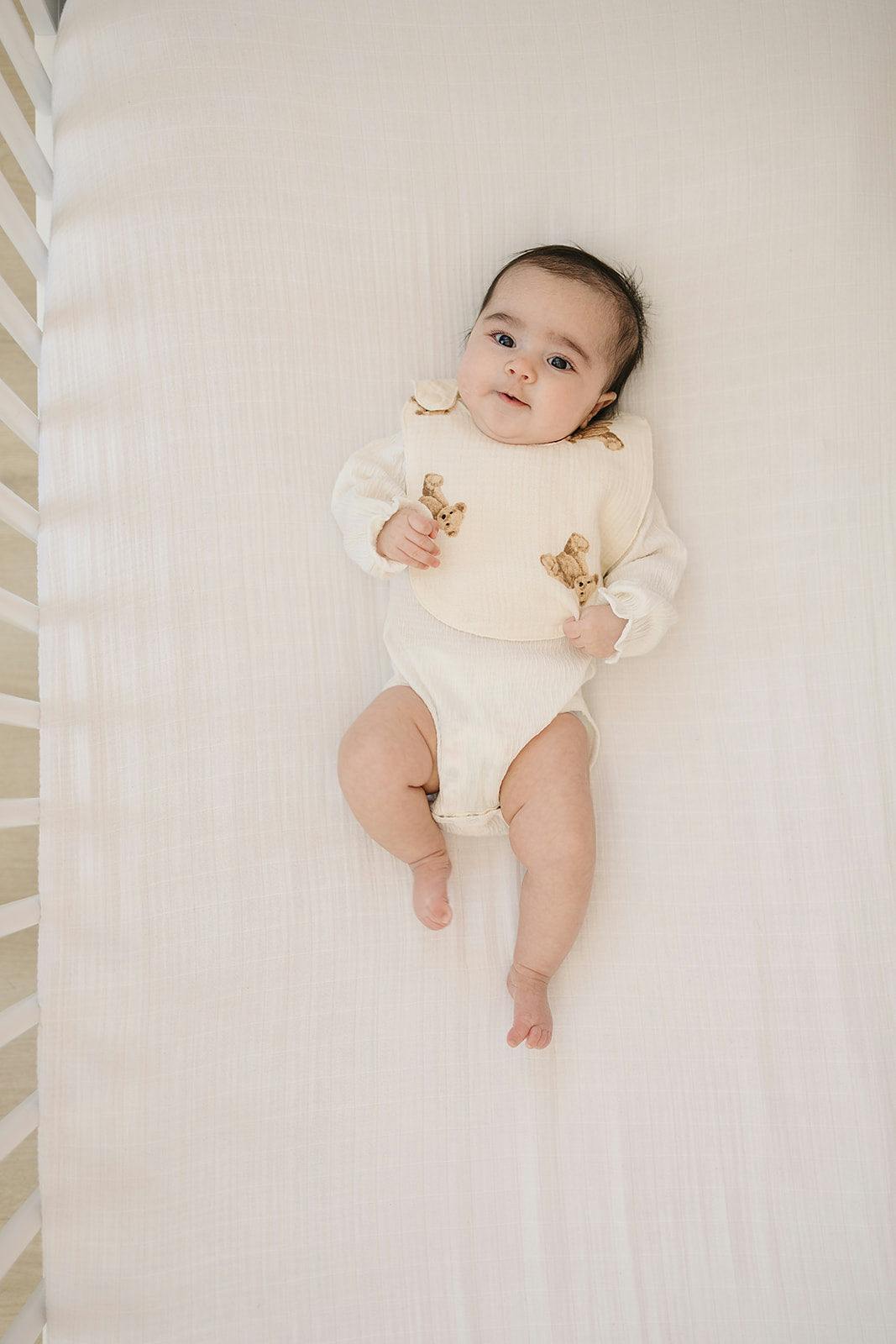 Signature Cotton Print Bib
