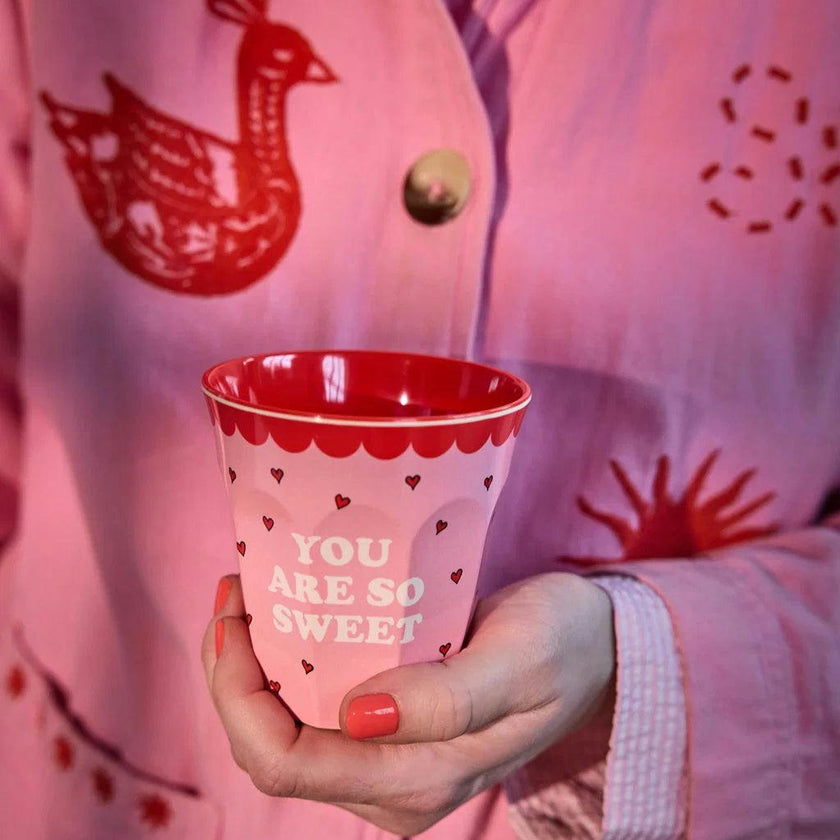 Melamine Cup with Snoopy Print - Medium - Pink - 8.45 oz -