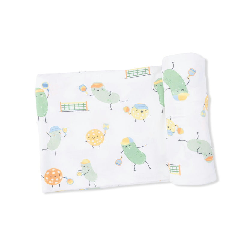 Pickles Playing Pickleball - Swaddle Blanket