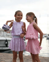 Pastel Sequin Bow Set