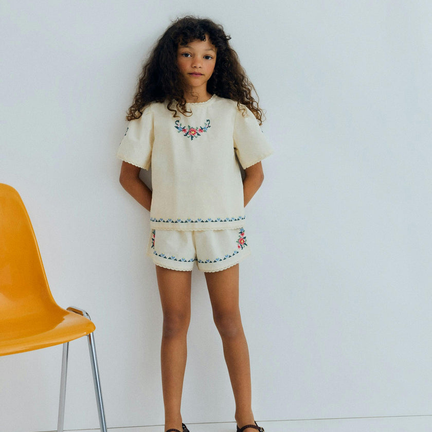 Narcise Short Ecru