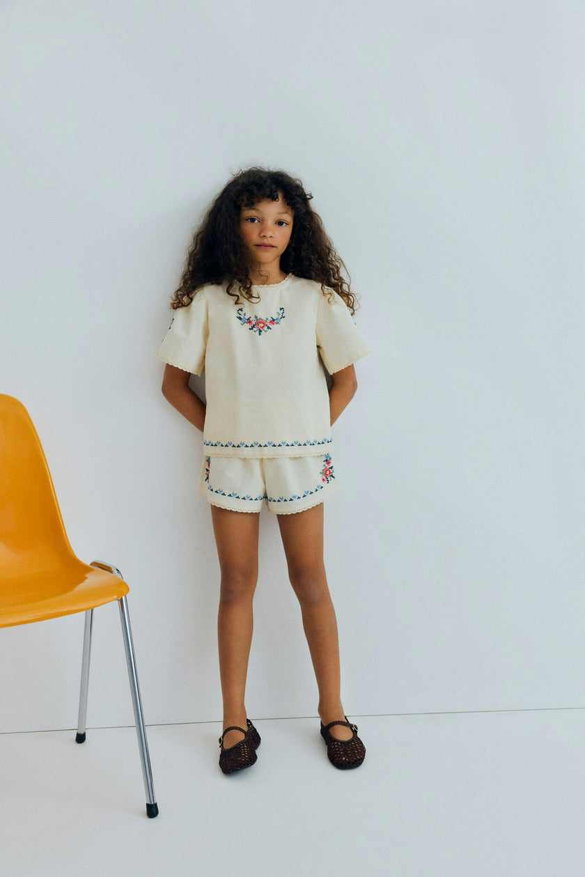 Narcise Short Ecru