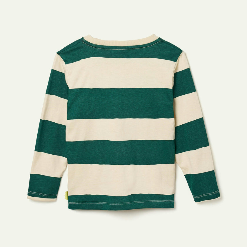 Recycled Cotton Rugby Stripe T-Shirt