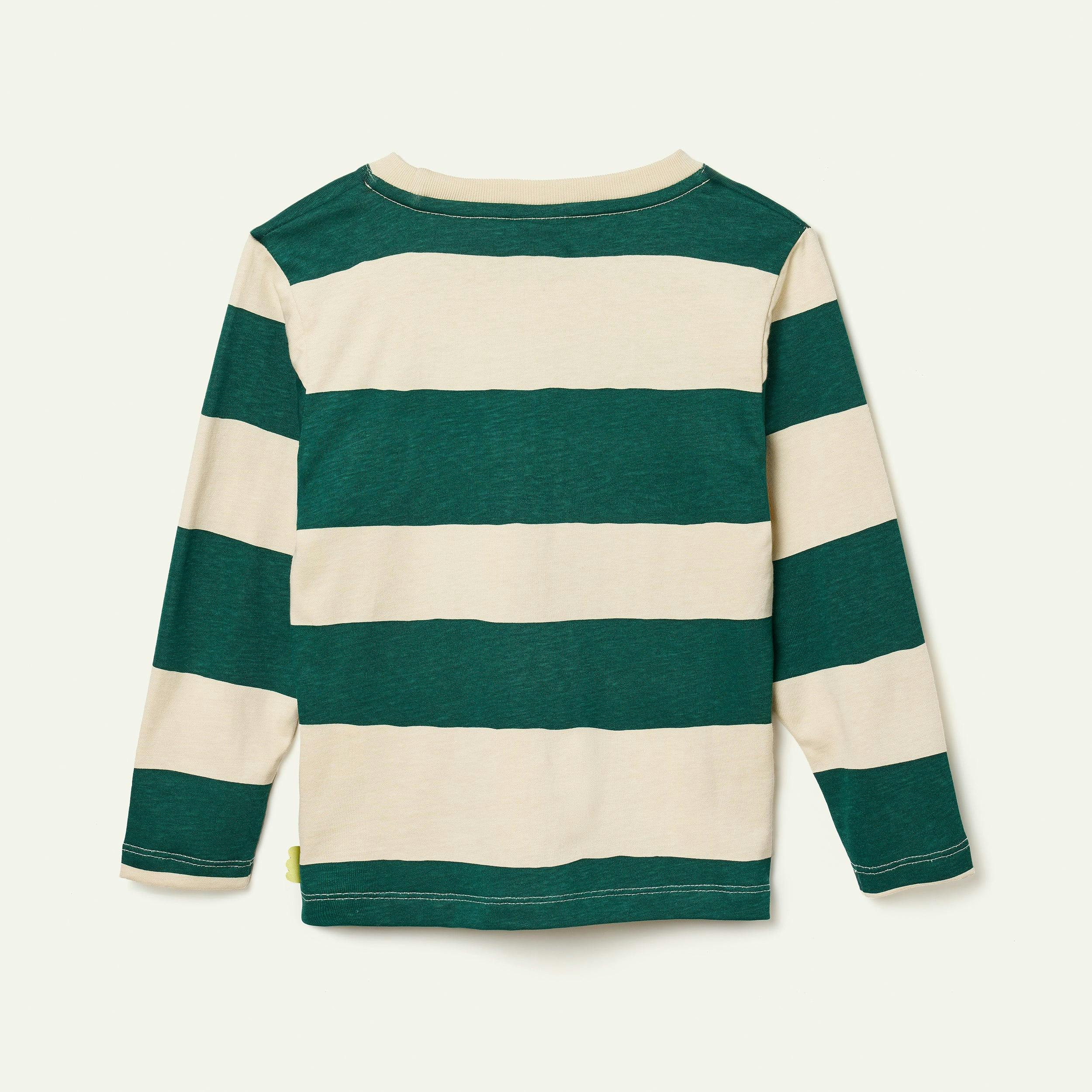 Recycled Cotton Rugby Stripe T-Shirt