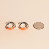 Neon Color Chunky Rounded Huggie Hoop Earrings