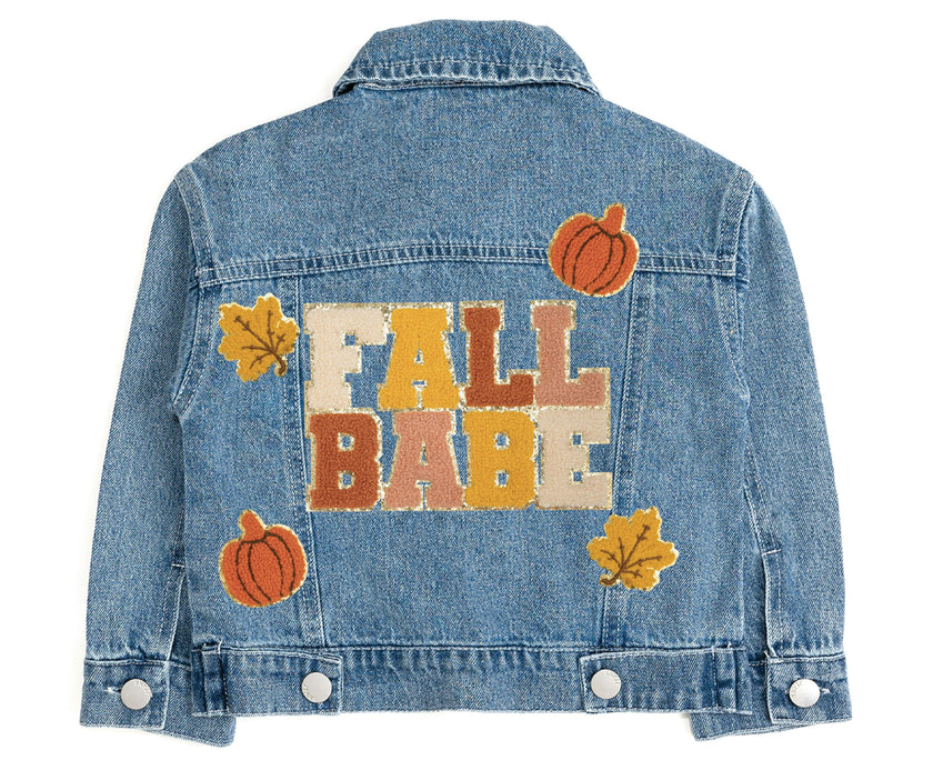 Fall Babe Patch Denim Jacket
