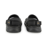 Black BOSS Patch Sandals