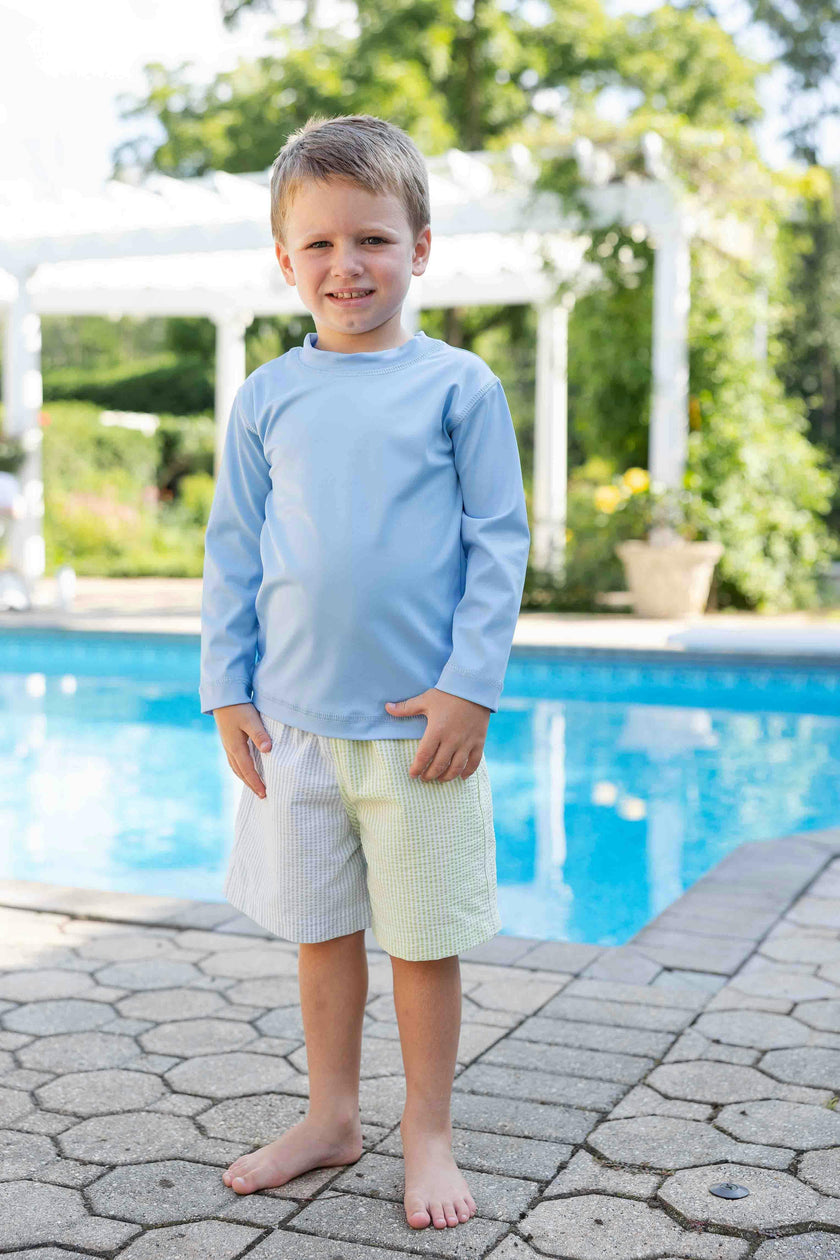 Blue Long Sleeve Rashguard