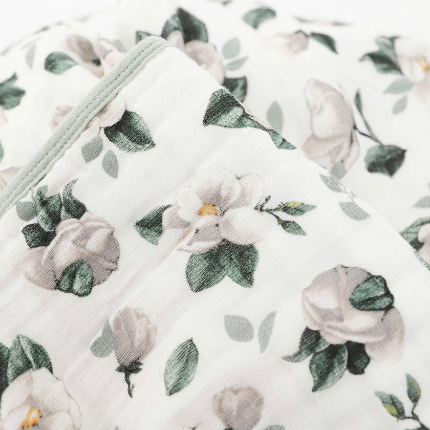 Original Organic Cotton Muslin Quilt - Magnolia