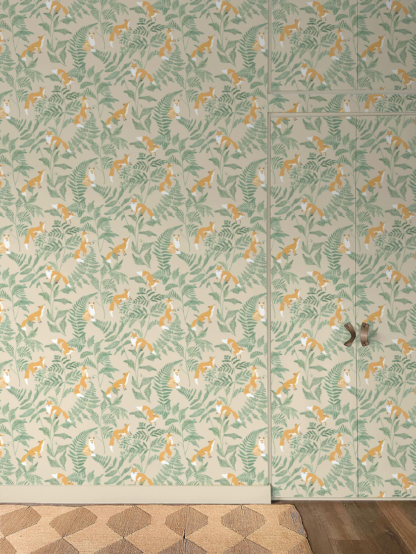 Wallpaper KITSUNE color Beige