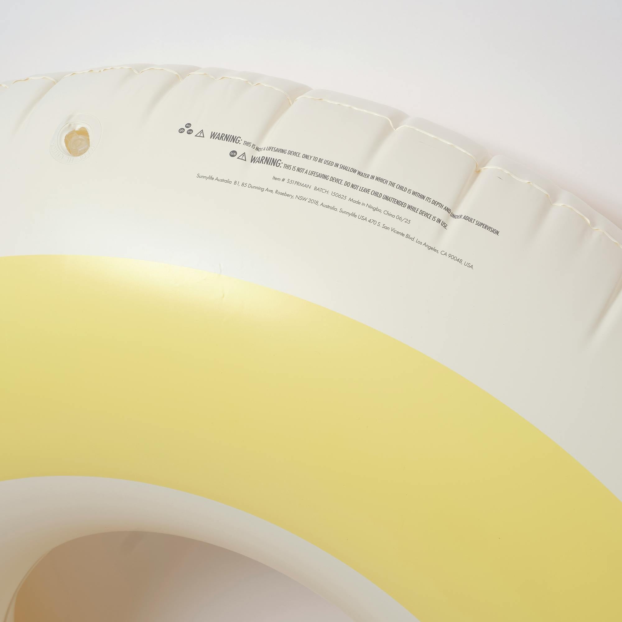 Tube Pool Ring: Butter