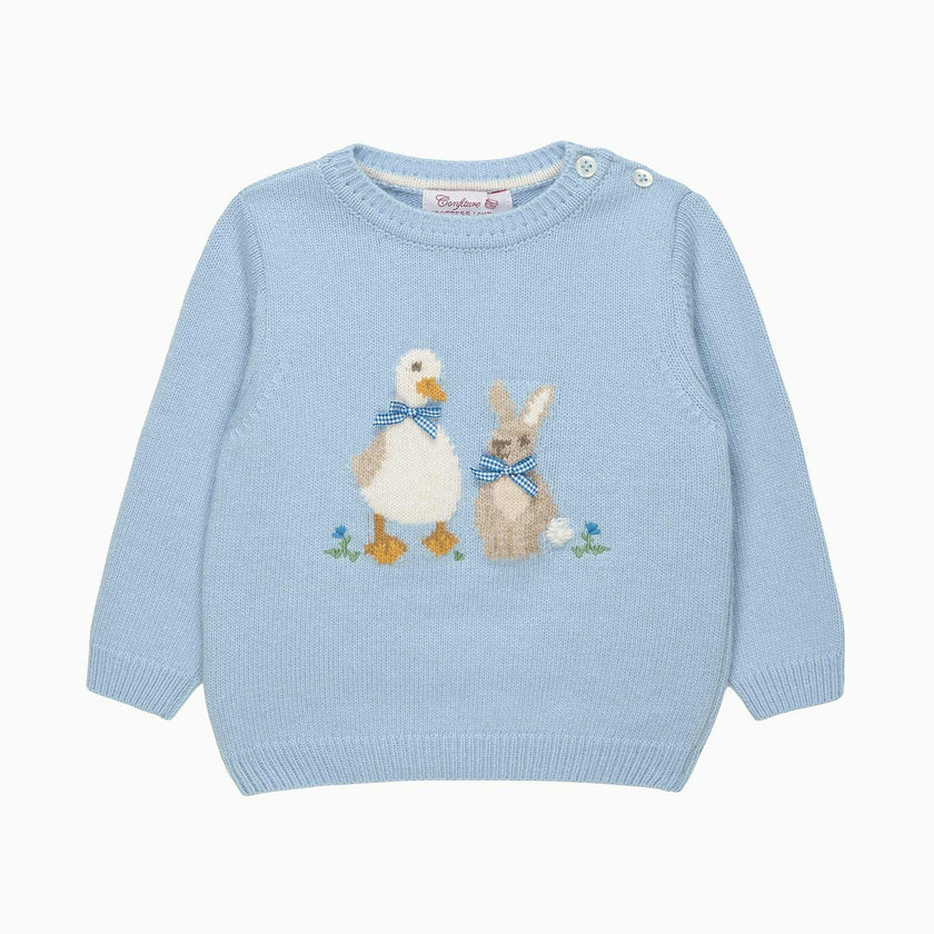 Baby Duck & Bunny Sweater