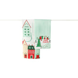 Christmas in the Village Town Hand Towels