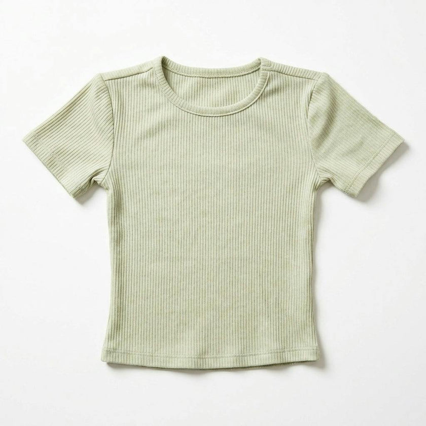 Girls Ribbed T-Shirt