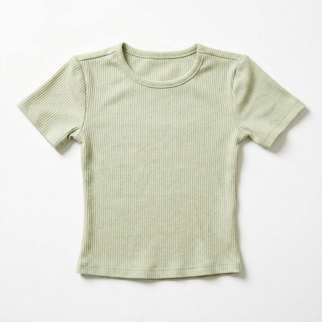 Girls Ribbed T-Shirt