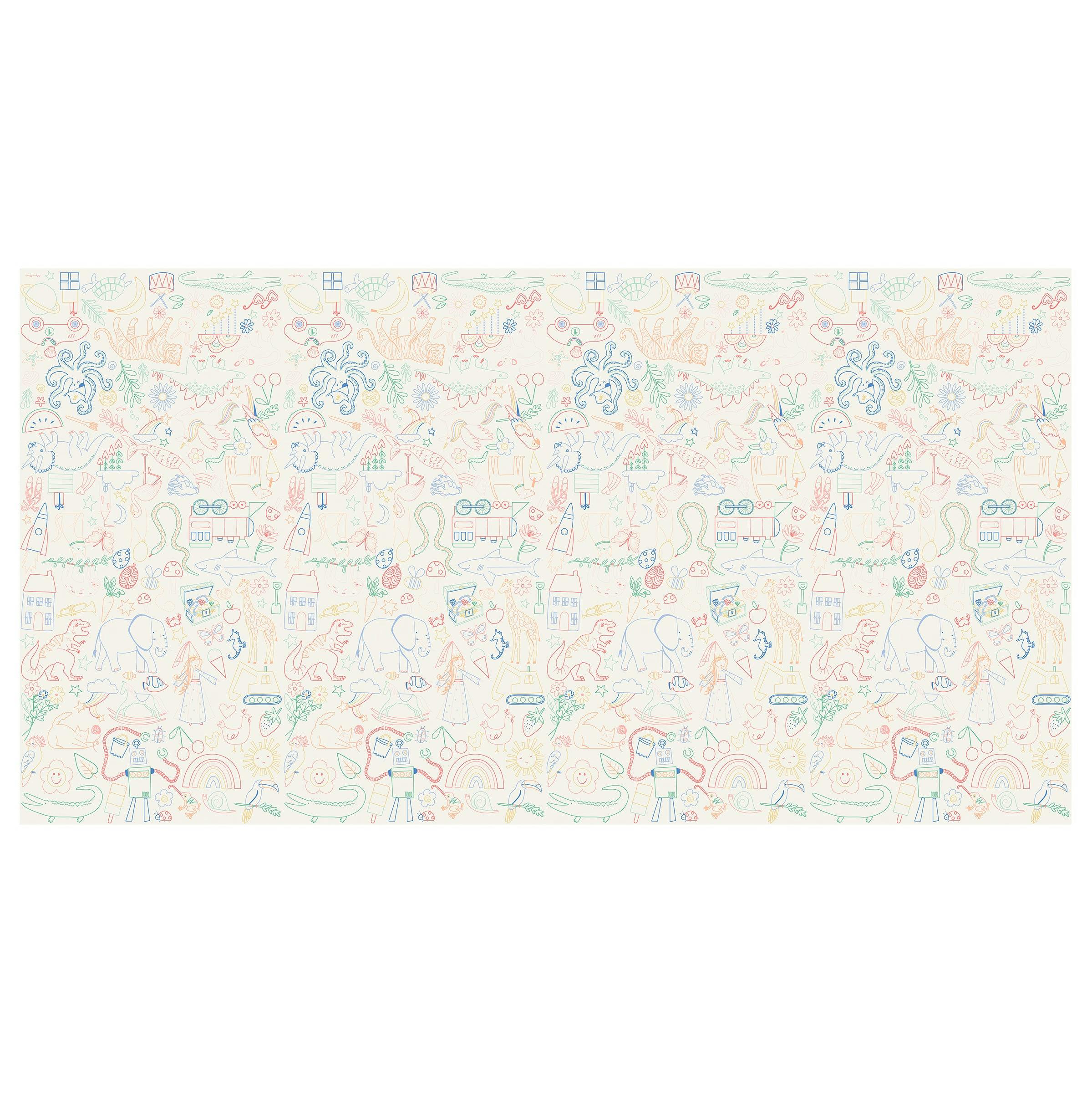 Color In Activity Tablecloth