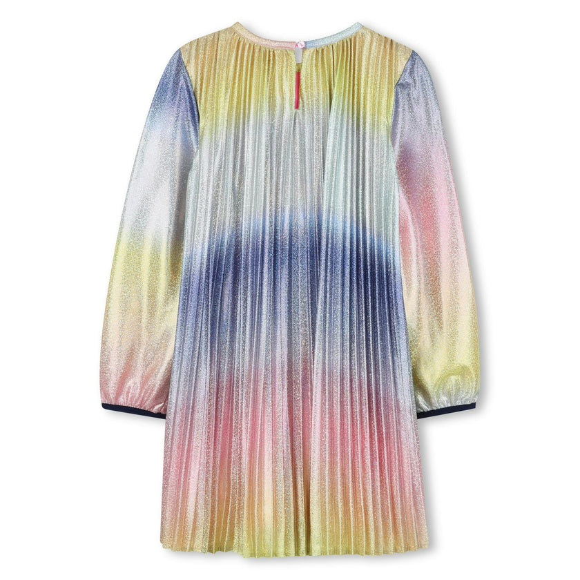 Shiny pleated dress