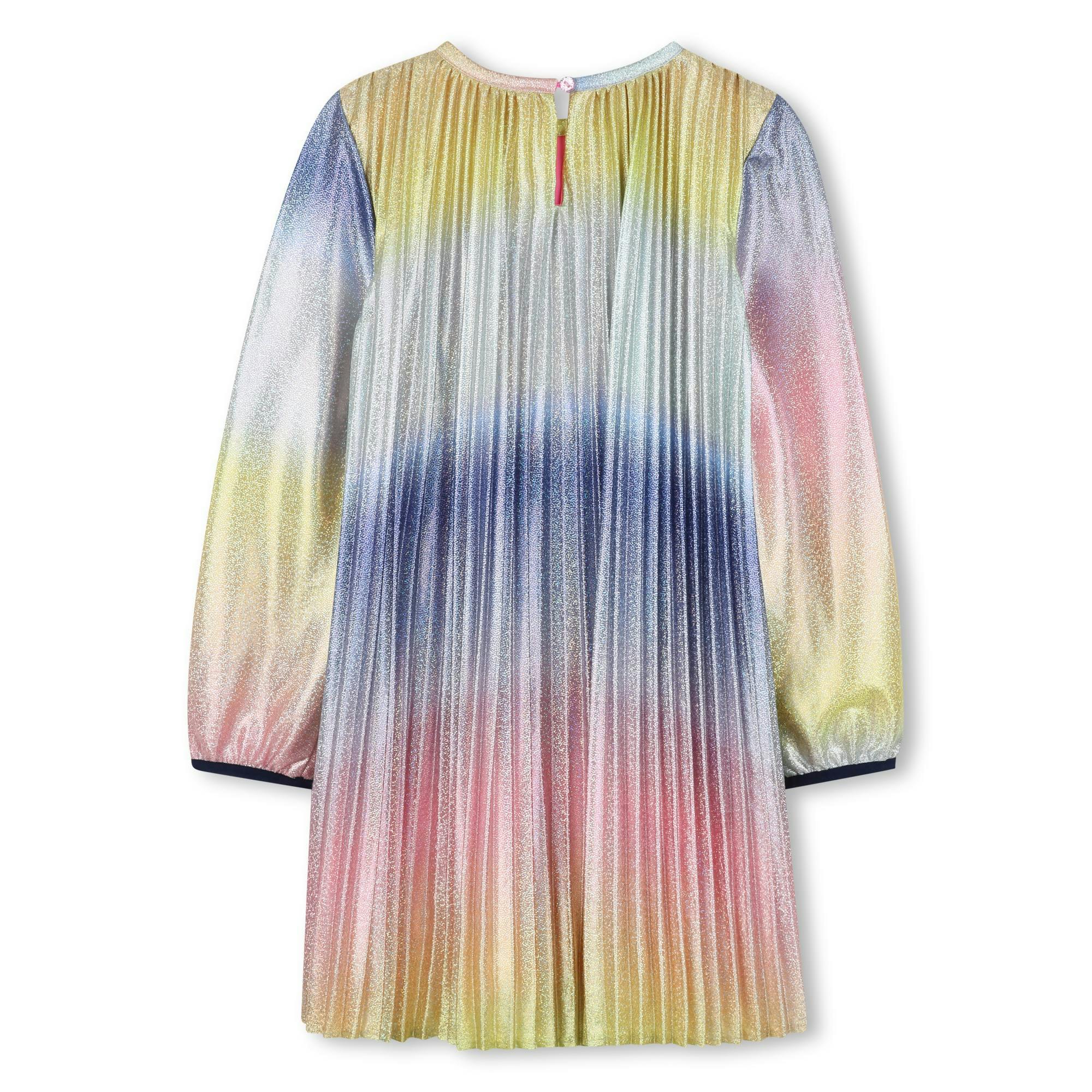 Shiny pleated dress