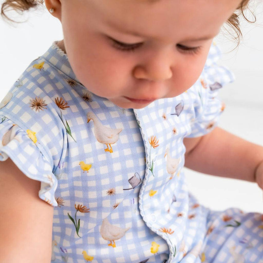 Duck & Goose Pima Cotton Short Romper