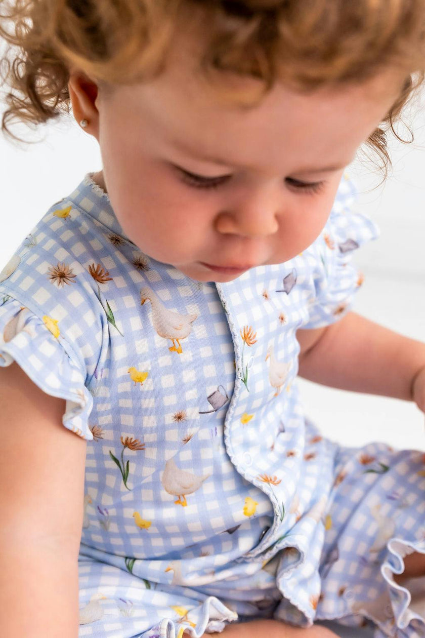 Duck & Goose Pima Cotton Short Romper