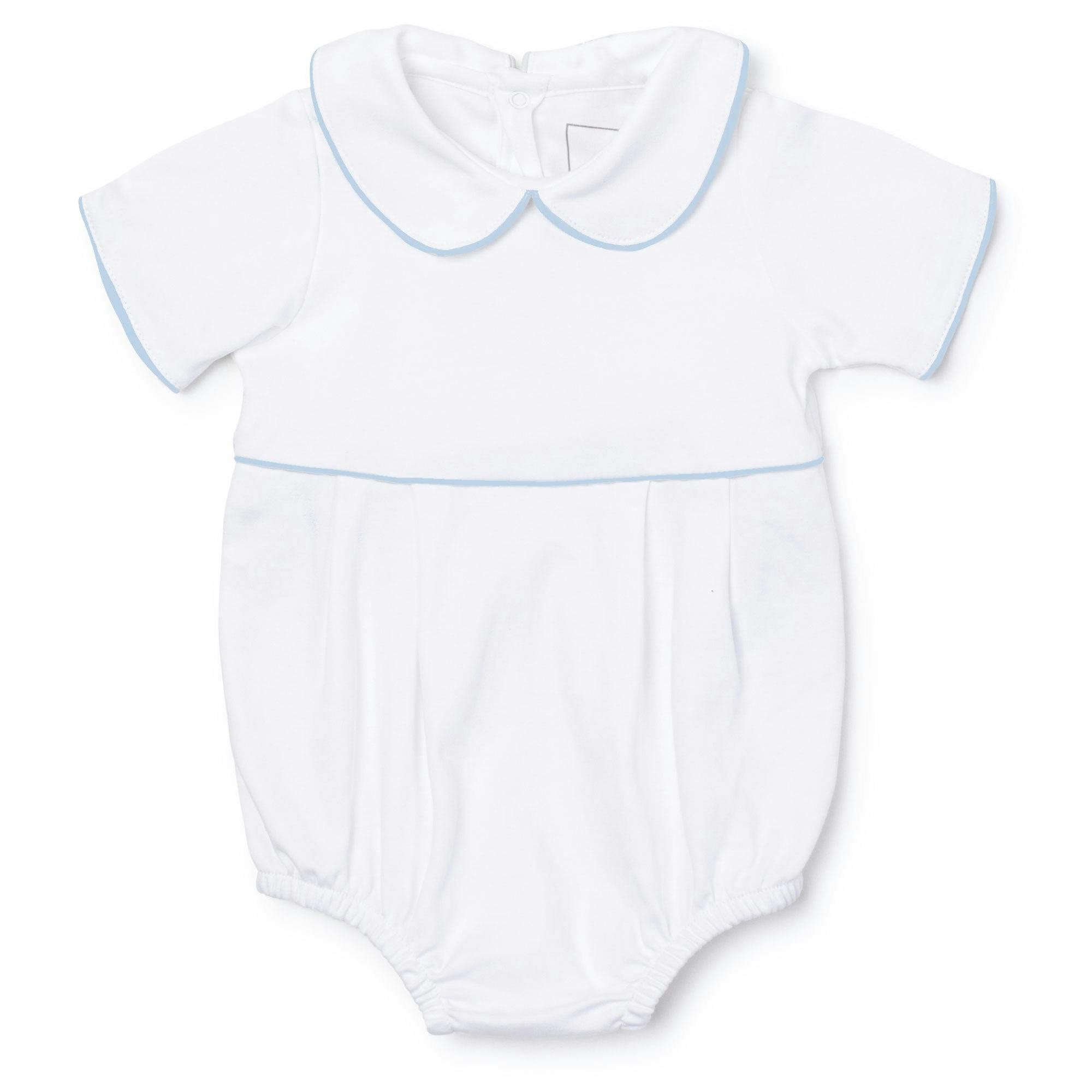 Palmer Boys' Bubble White w/ Light Blue Piping