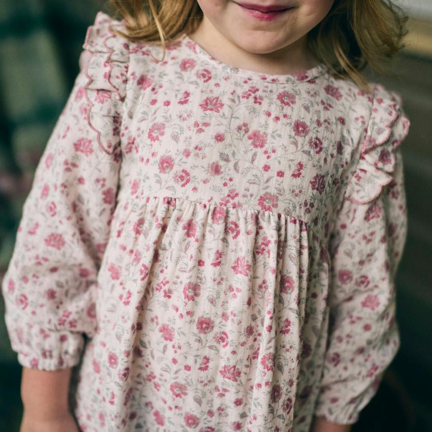 Kate Dress in Blushing Blooms
