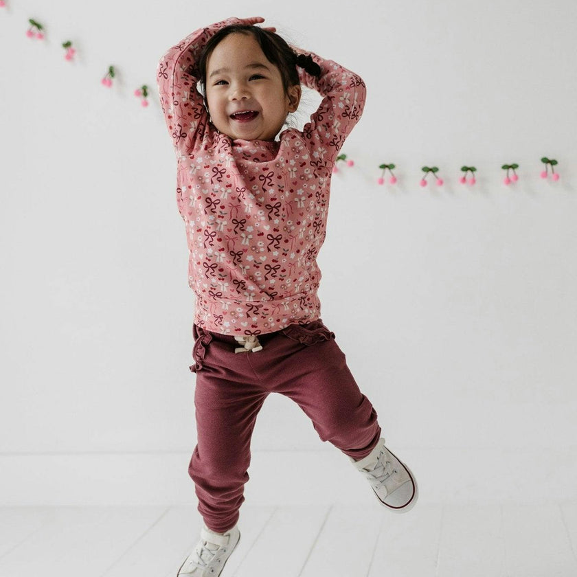 Girl's Raglan Sweatshirt