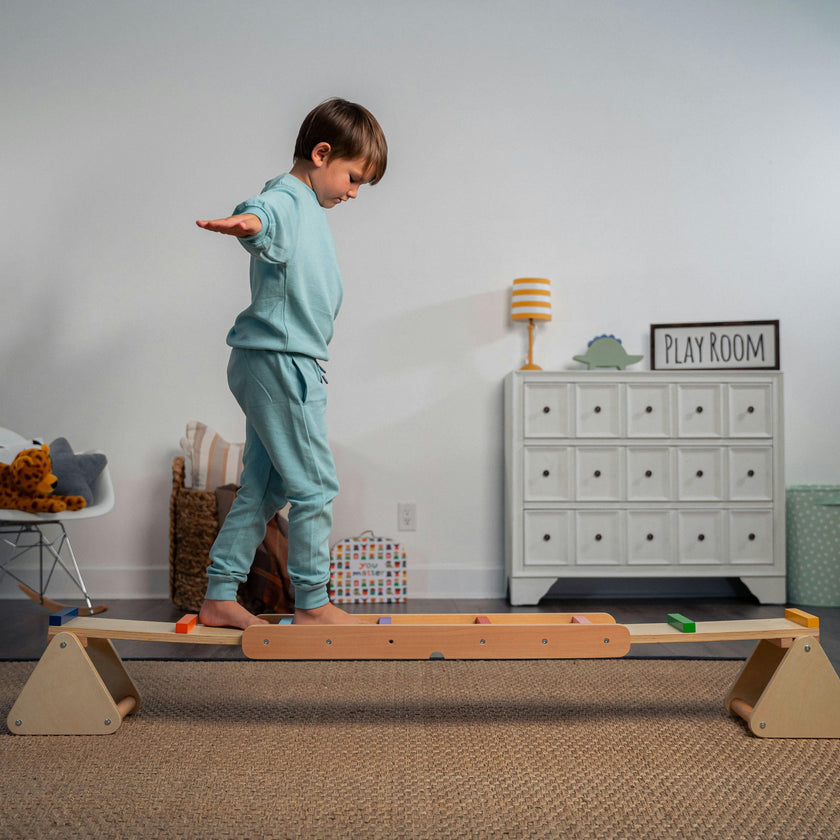 Avenlur Willow | Rainbow Seesaw and Balance Beam