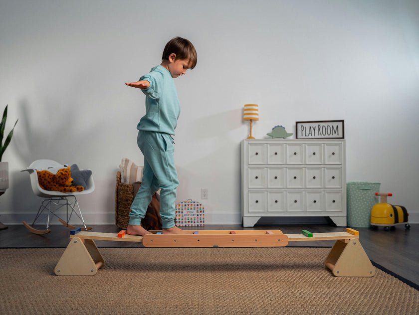 Avenlur Willow | Rainbow Seesaw and Balance Beam
