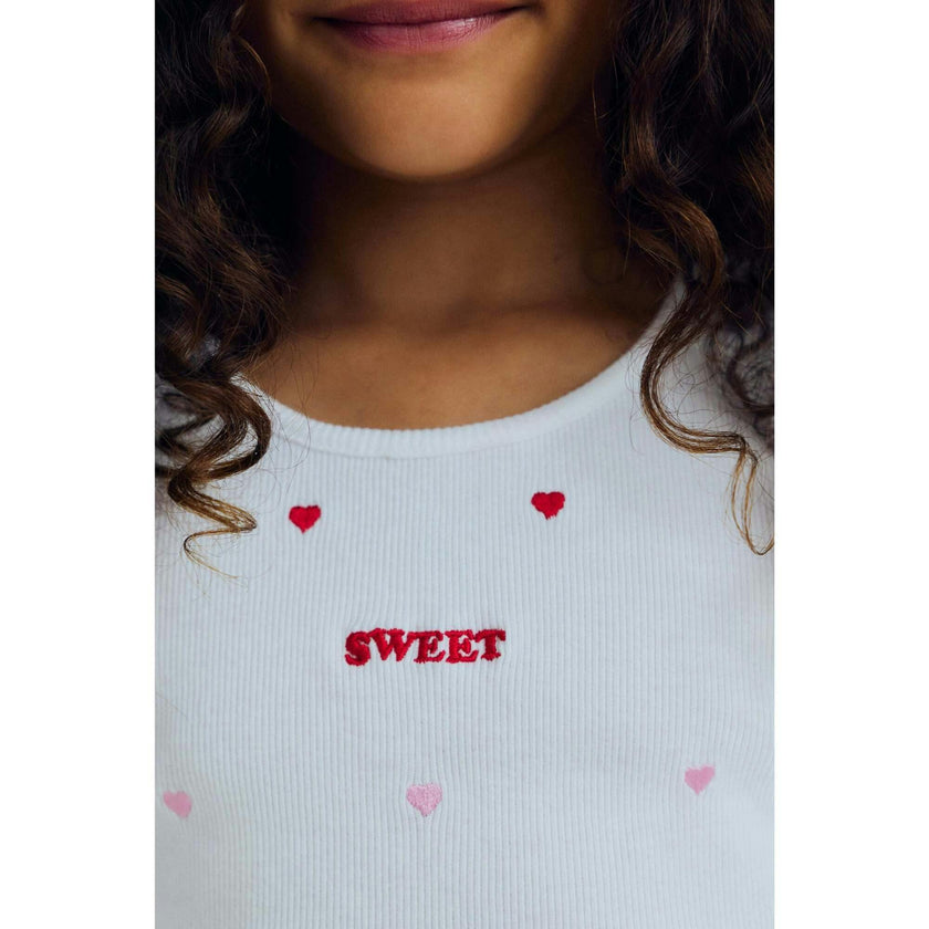 Petunia Tee Hearts Pure Cloud