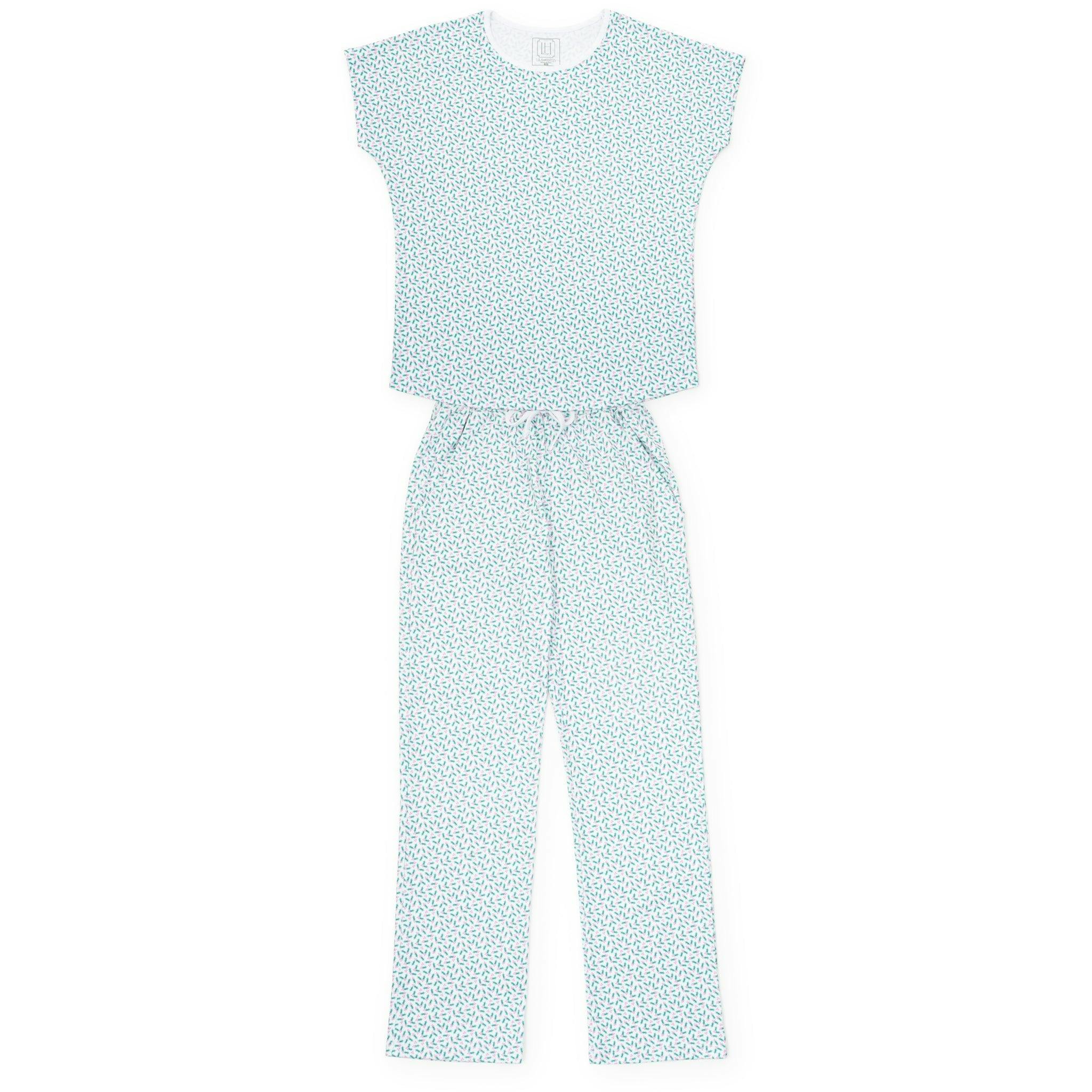 Marcia Women's Pajama Pant Set - Holly Holiday