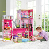 Uptown Wooden Dollhouse with Lights & Sounds
