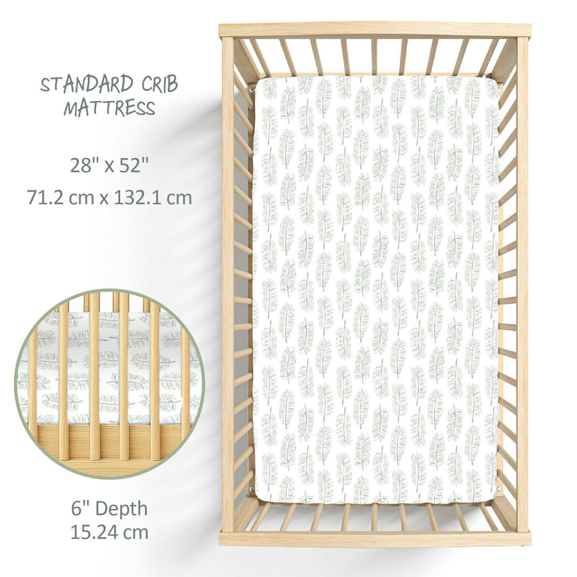 FRANKIE Fitted Crib Sheet