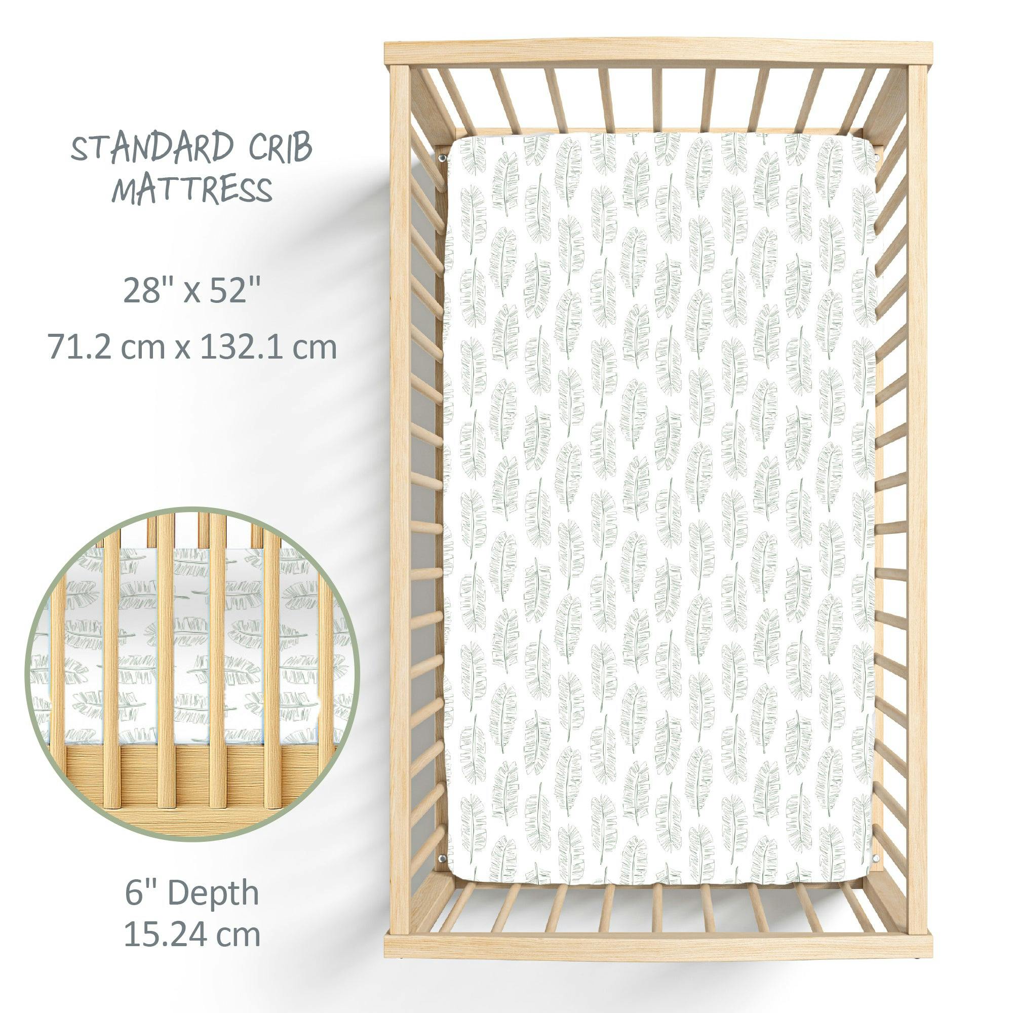FRANKIE Fitted Crib Sheet