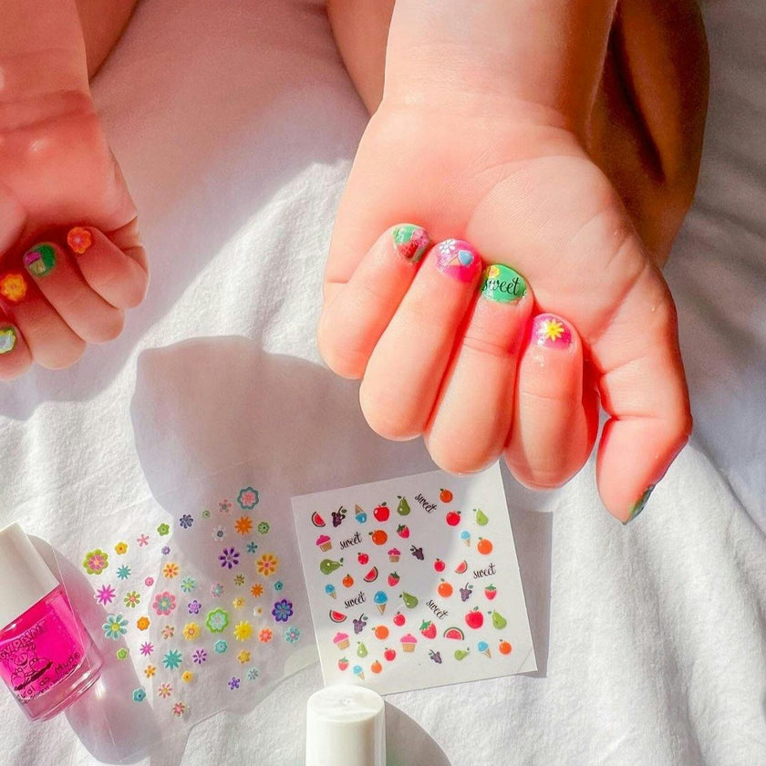3-D Flower Nail Art