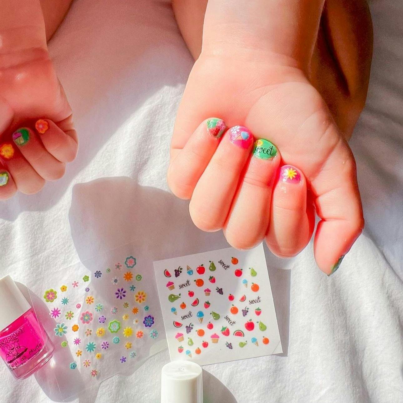3-D Flower Nail Art