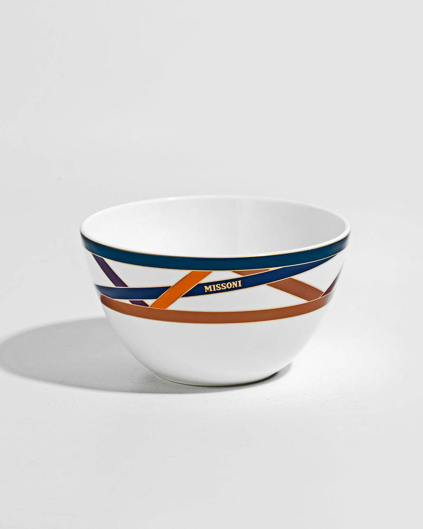Rice Bowls NASTRI Set of 2  Multicolor diam. 4.5", H 2.3"