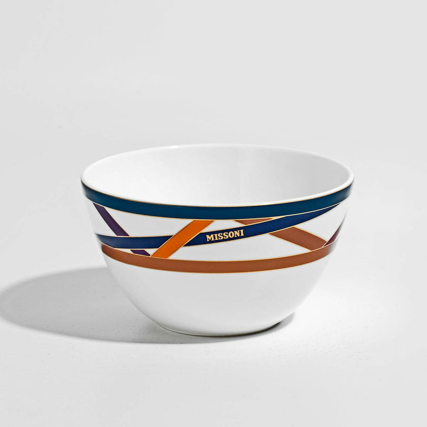 Rice Bowls NASTRI Set of 2  Multicolor diam. 4.5", H 2.3"