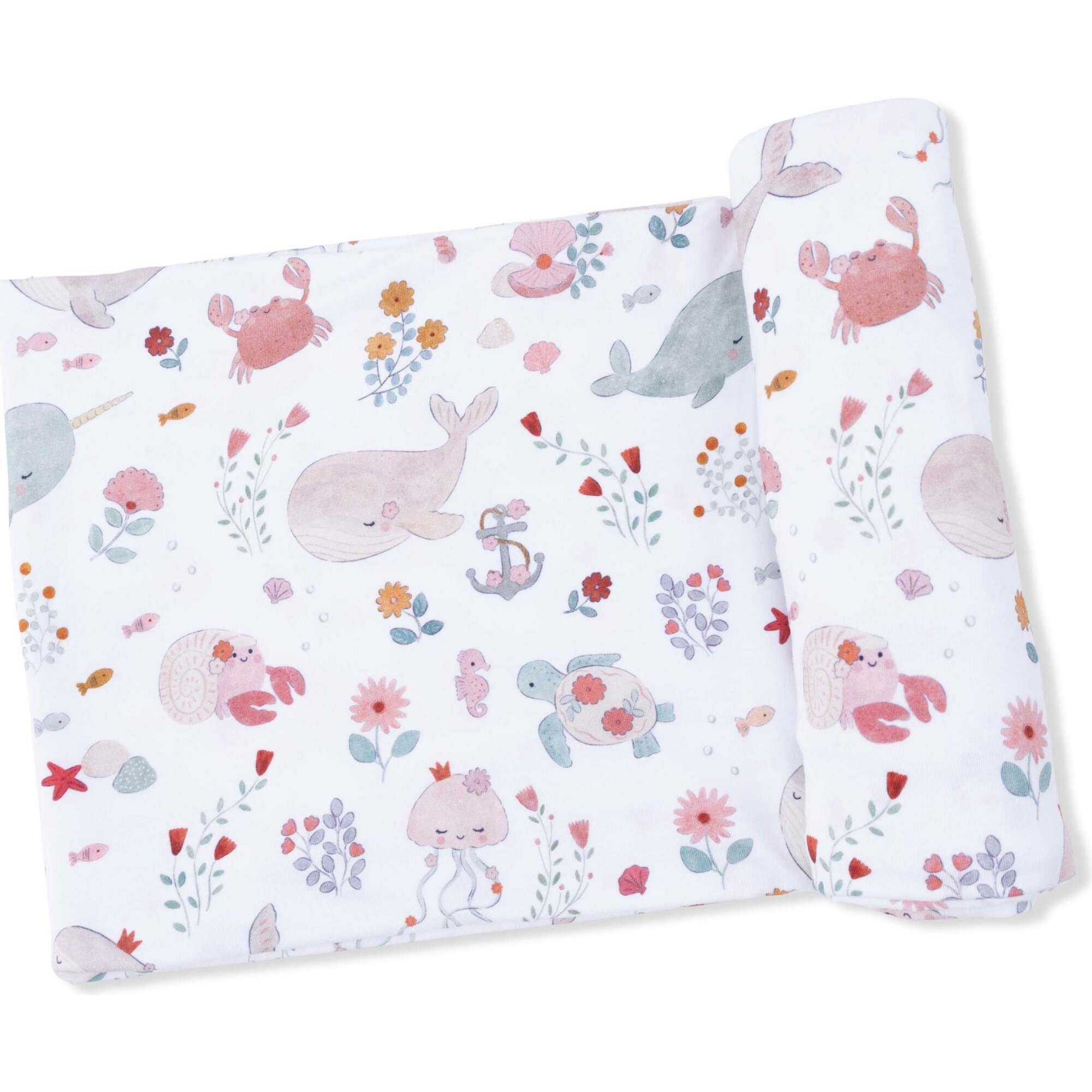 Garden Sea Creatures - Swaddle Blanket
